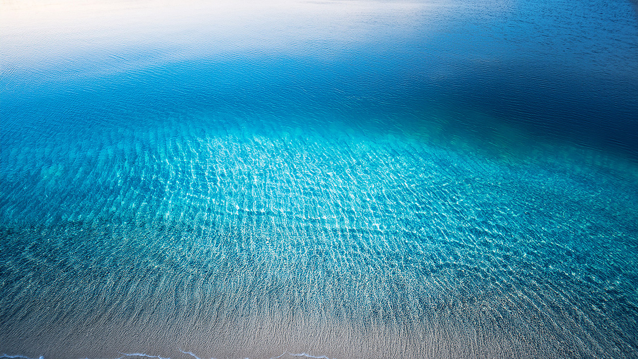 Cinematic Blue Clear Water